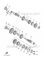 TRANSMISSION pour Yamaha YBR125E de 2008