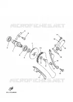 ARBRE A CAMES / CHAINE DE DISTRIBUTION pour Yamaha YBR125E de 2008