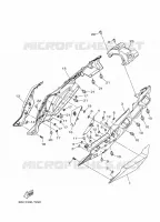 COUVERCLE LATERAL pour Yamaha TRACER 900 GT de 2018