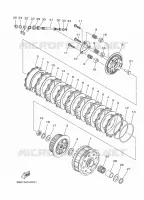 EMBRAYAGE DE DEMARREUR pour Yamaha TRACER 900 GT de 2018