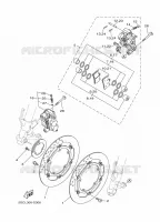 ETRIER DE FREIN AVANT pour Yamaha TRACER 900 GT de 2018