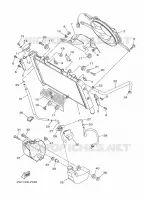 RADIATEUR / DURITES pour Yamaha TRACER 900 GT de 2018