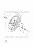 ROUE AVANT pour Yamaha TRACER 900 GT de 2018