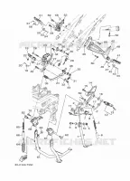 SUPPORT / REPOSE PIEDS pour Yamaha TRACER 900 GT de 2018