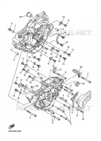 CARTER MOTEUR pour Yamaha YZ 250 F de 2008