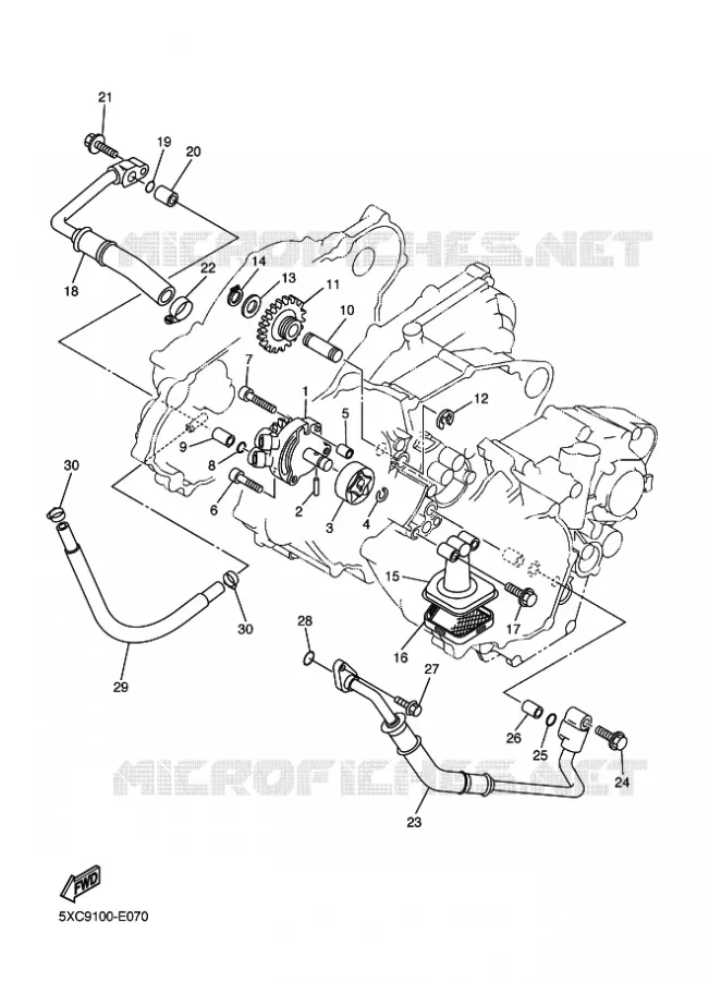POMPE A HUILE Yamaha MOTO 250 2006 YZF  YZ250FV