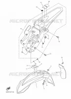 GARDE BOUE pour Yamaha YZ 250 FX CROSS COUNTRY de 2019