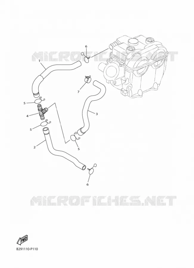 SYSTÈME D'ADMISSION D'AIR AIS Yamaha MOTO 250 2018 YZF  YZ250FX