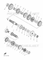 TRANSMISSION pour Yamaha YZ 250 FX CROSS COUNTRY de 2016