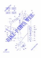 KIT DE REPARATION  pour Yamaha 4C Manual Starter, Tiller Handle, Manual Tilt, Pre-Mixing, Shaf Shaft 20
