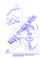DEMARREUR KICK pour Yamaha 4C Manual Starter, Tiller Handle, Manutl Tilt, Pre-Mixing, Shaft 20
