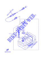 RESERVOIR A CARBURANT pour Yamaha 5C Manual Starter, Tiller Handle, Manual Tilt, Pre-Mixing, Shaft 15