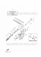 DIRECTION pour Yamaha E40G Manual Starter, Tiller Handle, Manutl Tilt, Pre-Mixing, Shaft 20