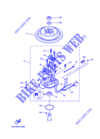 GENERATEUR pour Yamaha E40G Manual Starter, Tiller Handle, Manual Tilt, Pre-Mixing, Shaft 15