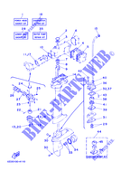 KIT DE REPARATION  pour Yamaha 5CM Manual Starter, Tiller Handle, Manual Tilt, Pre-Mixing, Shaft 20