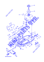 CARENAGE INFERIEUR pour Yamaha 5C 2Stroke, Manual Starter, Tiller Handle, Manual Tilt, Pre-Mixing de 2008