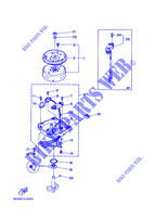 GENERATEUR pour Yamaha 5C 2 Stroke, Manual Starter, Tiller Handle, Manual Tilt, Pre-Mixing de 2008