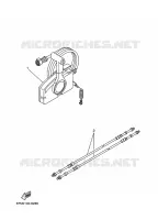BOITIER DE COMMANDE A DISTANCE pour Yamaha F40BB Electric Starter, Remote Control, Hydro Trim & Tilt, Shaft 20