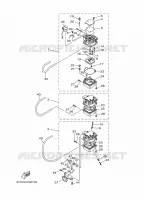 CARBURATEUR pour Yamaha F40B Electric Starter, Remote Control, Power Trim & Tilt, Shaft 15