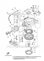 DEMARREUR KICK pour Yamaha F40B 4 Stroke de 2008