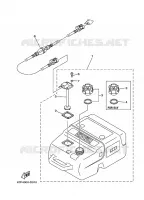 RESERVOIR A CARBURANT pour Yamaha F40B 4 Stroke de 2008