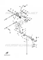 COMMANDE D'ACCELERATEUR pour Yamaha F40B 4 Stroke de 2008