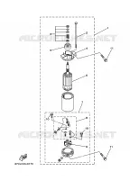 DEMARREUR pour Yamaha F40B 4 Stroke de 2008