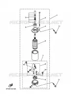 DEMARREUR pour Yamaha F40B Electric Starter, Remote Control, Hydro Trim & Tilt, Shaft 20