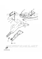 PIECES ELECTRIQUE 4 pour Yamaha F40B Manual Starter, Tiller Handle, Hydro Trim & Tilt, Shaft 15