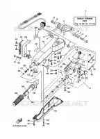 DIRECTION pour Yamaha F40B Manual Starter, Tiller Handle, Hydro Trim & Tilt, Shaft 20