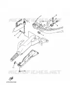 PIECES ELECTRIQUE 4 pour Yamaha F40M Manual Start, Manual Tilt, Tiller Handle, Shaft 20