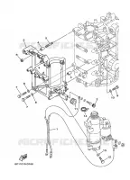 PIECES ELECTRIQUE 4 pour Yamaha F40D Electric Starter, Remote Control, Power Trim & Tilt, Shaft 20
