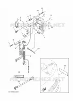 PIÈCES OPTIONNELLES pour Yamaha F40D Electric Starter, Remote Control, Power Trim & Tilt, Shaft 20
