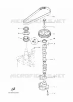 POMPE A HUILE pour Yamaha F40D Electric Starter, Remote Control, Power Trim & Tilt, Shaft 20