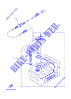 RESERVOIR A CARBURANT pour Yamaha 5C 2 Stroke, Manual Starter, Tiller Handle, Manual Tilt, Pre-Mixing de 2002