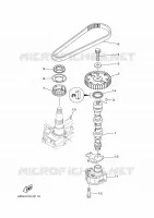 POMPE A HUILE pour Yamaha F40F Electric Starter, Remote Control, Hydro Trim & Tilt, Shaft 20