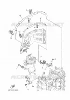 ADMISSION 2 pour Yamaha F40F Electric Starter, Tiller Handle, Hydro Trim & Tilt, Shaft 20