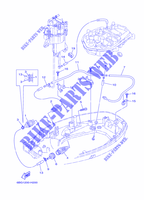 CARENAGE INFERIEUR 2 pour Yamaha F40F Electric Starter, Tiller Handle, Hydro Trim & Tilt, Shaft 20