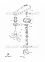 POMPE A HUILE pour Yamaha F40G Electric Starter, Remote Control, Power Trim & Tilt, Shaft 20