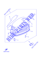 CAPOT SUPERIEUR pour Yamaha 5C 2 Stroke, Manual Starter, Tiller Handle, Manual Tilt de 1999