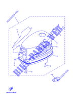 CAPOT SUPERIEUR pour Yamaha 5C 2 Stroke, Manual Starter, Tiller Handle, Manual Tilt de 1999