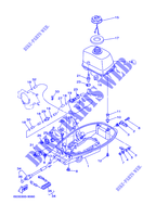 CARENAGE INFERIEUR pour Yamaha 5C 2 Stroke, Manual Starter, Tiller Handle, Manual Tilt de 1999