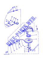 DEMARREUR KICK pour Yamaha 5C 2 Stroke, Manual Starter, Tiller Handle, Manual Tilt de 1999