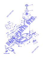 CARENAGE INFERIEUR pour Yamaha 5C Manual Starter, Tiller Handle, Manual Tilt de 1999