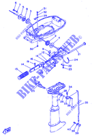 COMMANDE D'ACCELERATEUR 1 pour Yamaha 5C 2 Stroke, Manual Starter, Tiller Handle, Manual Tilt de 1998