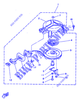DEMARREUR KICK pour Yamaha 5C 2 Stroke, Manual Starter, Tiller Handle, Manual Tilt de 1998