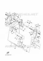 SUPPORT 2 pour Yamaha F50A Electric Starter, Remote Control, Power Trim & Tilt, Shaft 20