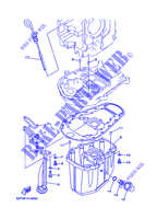 CARTER INFERIEUR pour Yamaha F50A Electric Start, Remote Control, Power Trim & Tilt de 2000