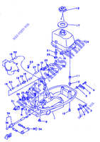 CARENAGE INFERIEUR pour Yamaha 5C 2 Stroke, Manual Starter, Tiller Handle, Manual Tilt de 1997