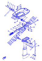COMMANDE D'ACCELERATEUR pour Yamaha 5C 2 Stroke, Manual Starter, Tiller Handle, Manual Tilt de 1995